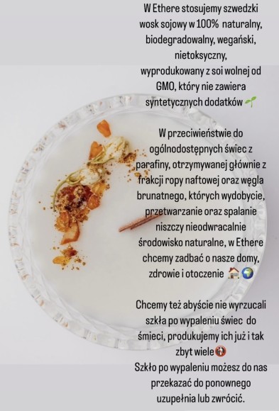 Świeca sojowa Premium Crystal Arcydzieło