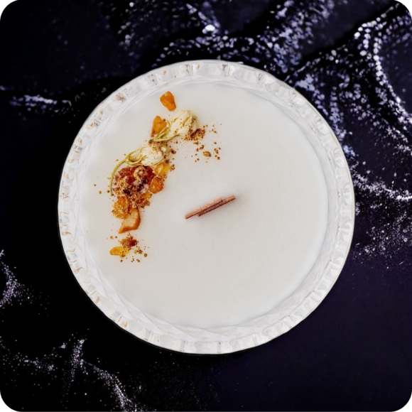 Świeca sojowa Ethere Premium Crystal Geranium Leather