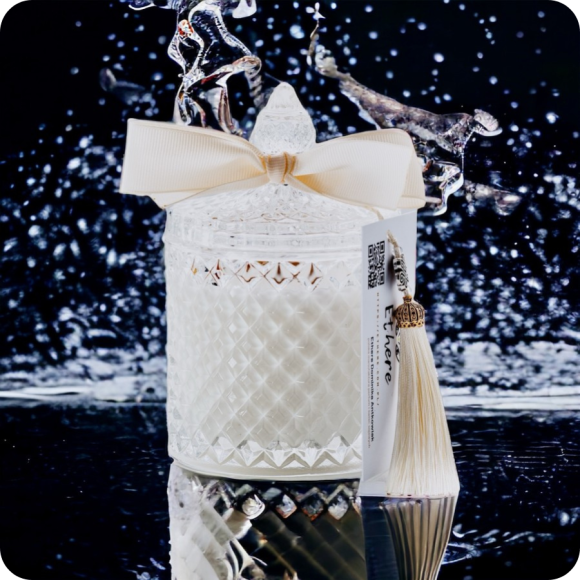 Świeca sojowa Premium Crystal Anielski Ogród (1)