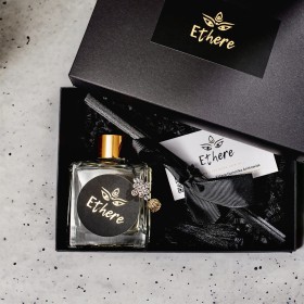 Dyfuzor zapachowy Ethere Luxury Collection 150ml + czarne patyczki