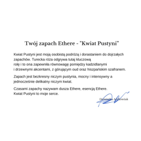 Olejek Ethere Premium Collection "Kwiat Pustyni”