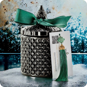 Świeca sojowa Premium Crystal "Eden"