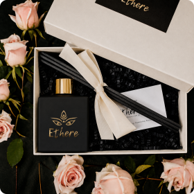 Obrazek dla: Dyfuzor zapachowy Ethere Luxury Collection 100ml + czarne patyczki
